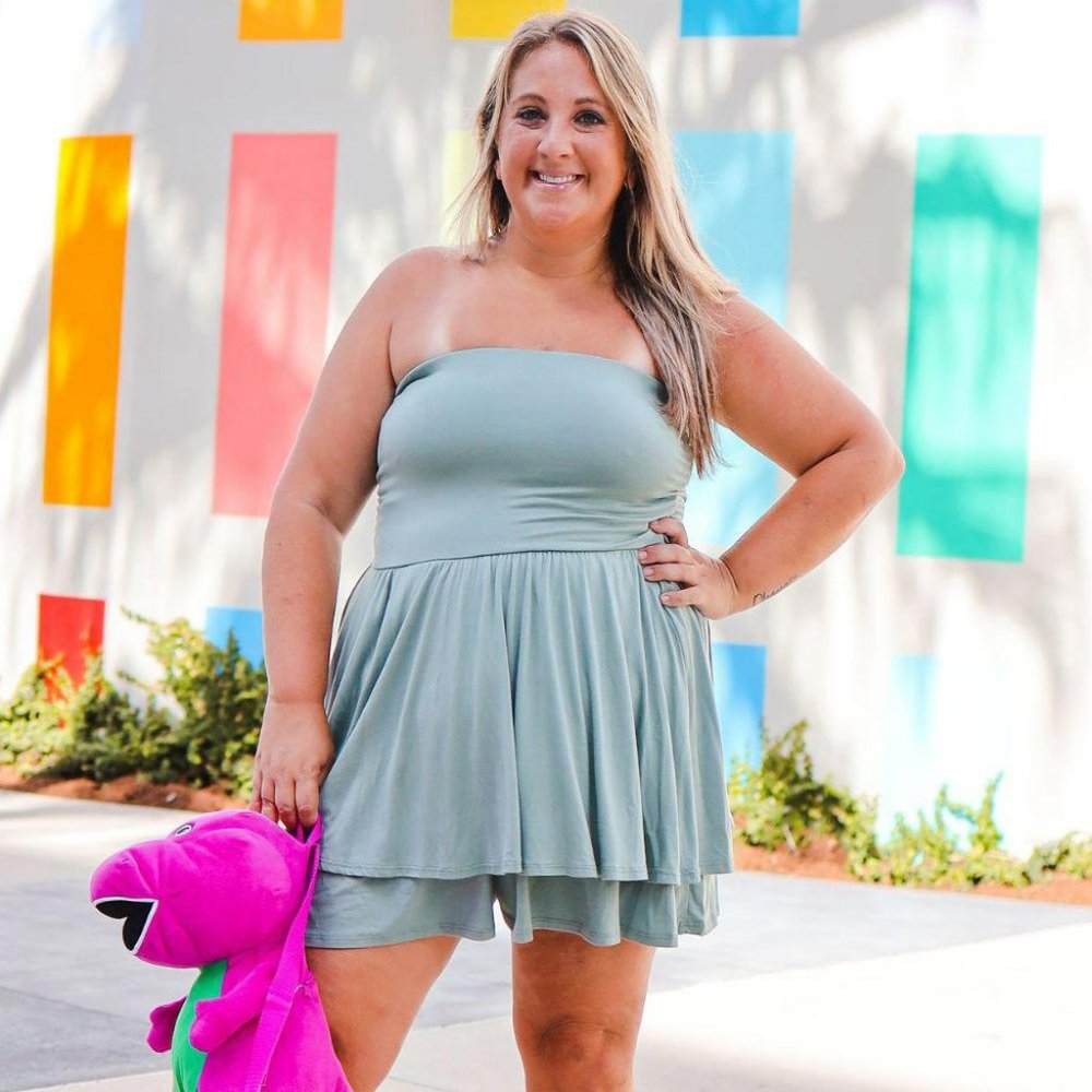 BACK‎ TO ME STRAPLESS ROMPER